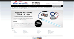 Desktop Screenshot of homeairdirect.com